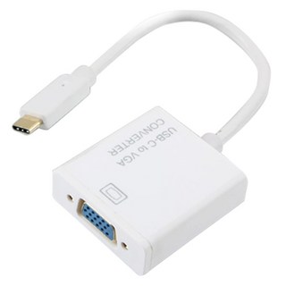 Coms USB 3.1 轉接器 Type C VGA 轉換 D-SUB RGB, 1個, DM192