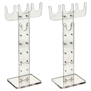 JIUNPEY 君沛光電 透明壓克力燈架 T8專用, 2個