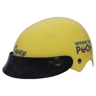 EVO 兒童安全帽 + 短鏡片 小熊維尼2, 黃色