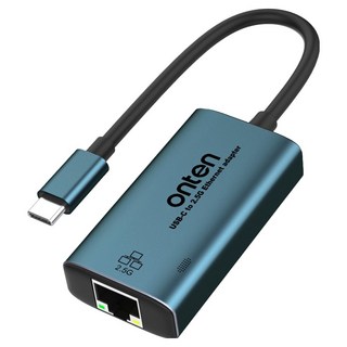 Coms Onten USB-C to RJ45 Gigabit 有線網卡 C型 2.5Gbps, 1個