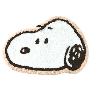 norns Peanuts 腳踏墊, 1個, Snoopy 史努比 白色