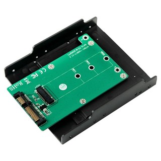Coms SATA 轉接器 M.2 NGFF SSD KEY BM to SATA 22P + 3.5 支架, 1個