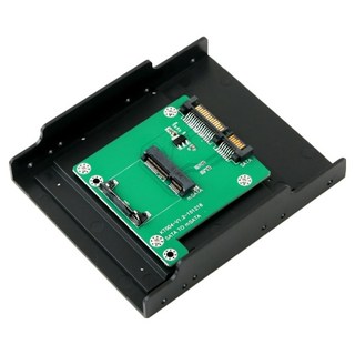 Coms SATA 轉接器 mSATA to SATA 22P 26mm + 3.5 支架, 1個