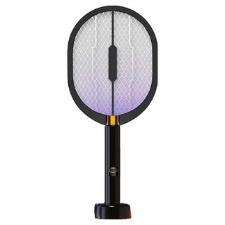 Smart Bearing 智慧魔力 黑武士電擊式USB充電電蚊拍, 黑色