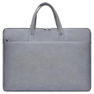 DTAudio 素色電腦包, 灰色, 1個