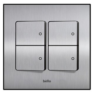 위너스 벨로실버 2개용 스위치 4구, 1개