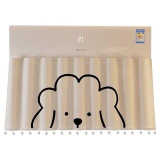 웰롯 무타공 에어컨 바람막이 커튼 90 x 50 cm A타입