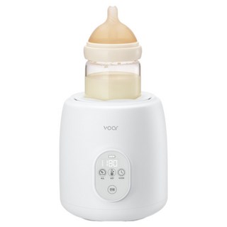 보아르 아가쑥쑥 무선 전동 보온 휴대용 자동 분유 쉐이커, VBTW-002WH