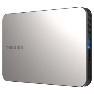 TOSHIBA 東芝 Canvio Flex X2外接式硬碟 USB3.2 2.5吋, 2TB, 鈦空銀