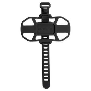 락브로스 자전거 실리콘 스마트폰 거치대 ZJ202503, 블랙, 1개