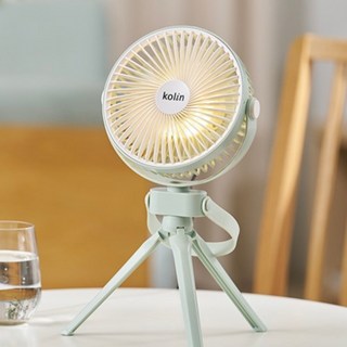Kolin 歌林 USB多功能三腳架扇 6吋, 白色, KF-MN61B