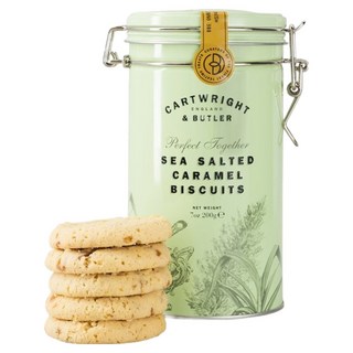CARTWRIGHT&BUTLER 海鹽焦糖餅乾, 200g, 1個