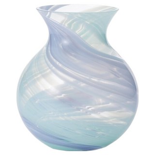 津輕 花露滴花瓶, 淡藍色