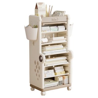 lilikoko 哩哩摳摳 小鱷魚可移動書架, 棕色, 7層