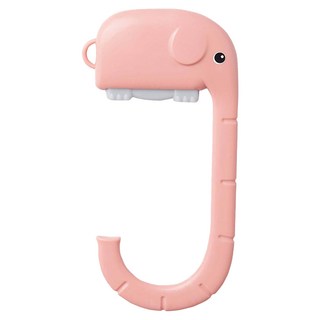 小麥購物 小象桌邊掛勾/包包掛勾 L2124, 1個, 粉色