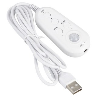 Coms 賣場 PIR 被動式紅外線 LED 動作感應器 USB線 BF321, 1個