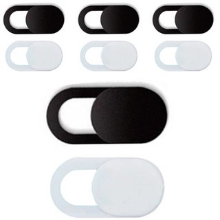 안이네 카메라 사생활 보호 커버 블랙 4p + 화이트 4p 세트 18.7 x 10 mm, 블랙 + 화이트, 1세트