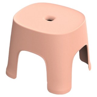 小麥購物 北歐風穿鞋小矮凳 L1113, 1個, 典雅粉