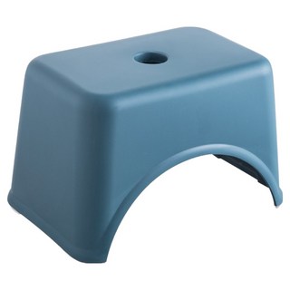 小麥購物 日系穿鞋椅/小板凳 L1119, 深藍色, 1個