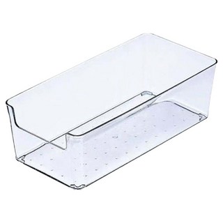 小麥購物 便利貼壓克力收納盒 長款 L2244, 1層, 透明色