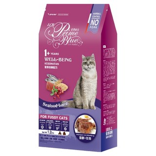 LCB 藍帶廚坊 健康挑嘴貓糧 海鮮羊肉配方, 羊肉 + 海洋魚肉, 1.2kg, 1袋