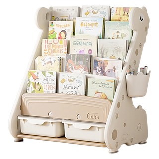 Inhe 英禾 長頸鹿書架, 6層, 丁香棕