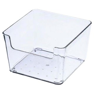 小麥購物 便利貼壓克力收納盒 短 L2244, 1個, 透明色