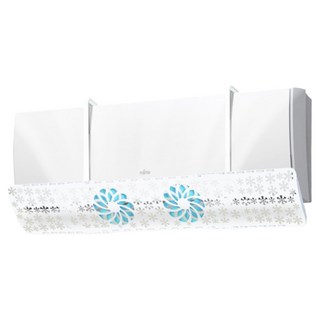 Hataesmall 柔和送風簡約冷氣擋風板 白色, 1個, 單一商品