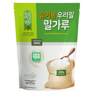 오월햇살 유기농 우리밀 밀가루, 600g, 1개
