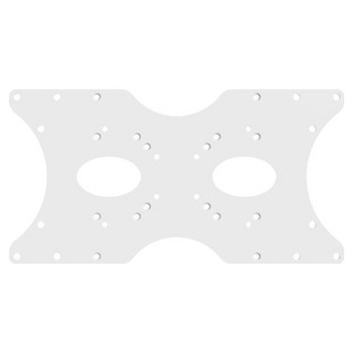 thehaam 電視螢幕支架 VESA 擴充支架 白色 400 x 200 mm, 1個, MSV42-251L-W