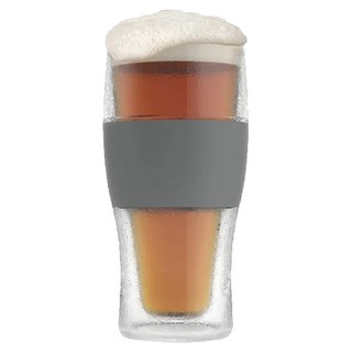 Mrs. Home 雙層耐熱玻璃冰啤酒杯 470ml, 1個