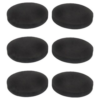 Axis 艾克思 家俱防震消音防刮EVA加厚墊片 圓形, 黑色, 6個