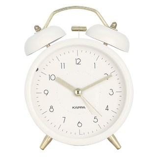 韓國 KAPPA 經典款座鐘 T917, 白色