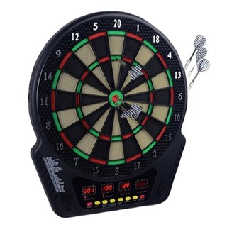 BeOK 自動計分中文語音電子標靶 電子飛鏢機, 黑色, 1組