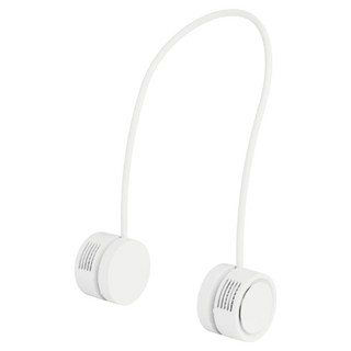 OFFICE1 無印風無葉掛脖風扇, O0019, 白色