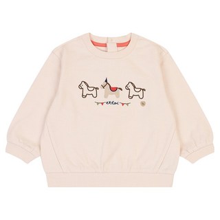 ETTOI 嬰幼兒 Miles 刺繡重點棉質大學T