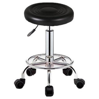 彬彬小舖 高密度海綿/可升降美容椅, 黑色, 1個