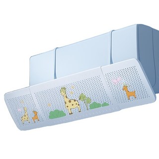 精選高級冷氣擋風板 白色麋鹿款, 1個, 單一商品