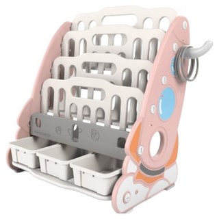 lilikoko 哩哩摳摳 五屋火箭書架 豪華版, 5層, 千禧粉