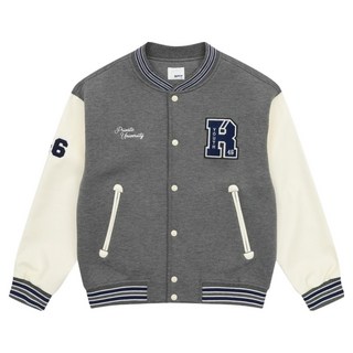 SFIT 男童藝術圖案寬鬆版型棒球外套