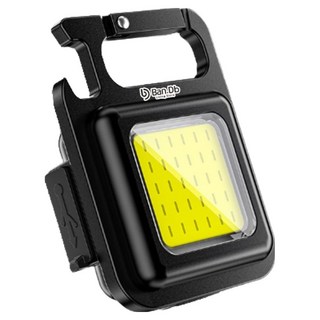 반디비 휴대용 LED 후레쉬 충전식 미니 랜턴 300Ah, 혼합색상, 1개