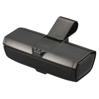 CARMATE 眼鏡收納盒 遮陽板夾式 DZ574, 黑色, 1個