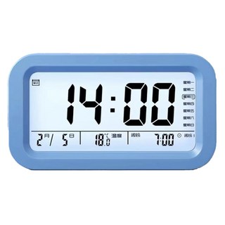小麥購物 新升級智能鬧鐘, 藍色