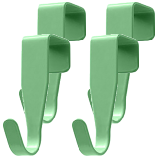 小麥購物 櫥櫃門掛鉤 L2312, 4個, 綠色