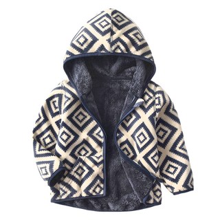 好玩旅物 兒童款搖粒絨保暖內刷毛連帽外套