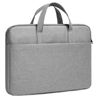 넥스캐시 예쁜 럭셔리 노트북가방 더블 핸들, 다크그레이, 1개