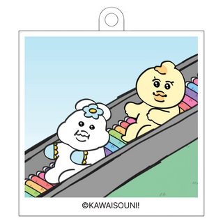 Opanchu Usagi 內褲兔 立體光柵鑰匙圈 溜滑梯, 大元CI, D