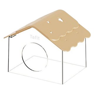 Tafit 它適 倉鼠壓克力屋, 1個, 咖啡色