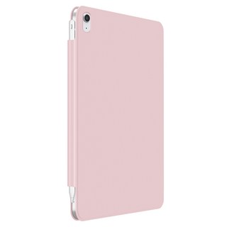 지에스비케이스 아이패드 마그네틱 애플펜슬 수납 폴리오 케이스, 베이비핑크, 1개