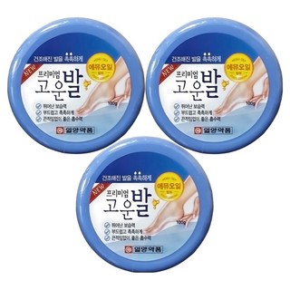일양약품 뉴 프리미엄 고운발 풋케어 크림, 1개입, 3개, 100g